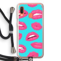 Bite my lip: Samsung Galaxy A20e Transparant Hoesje met koord Bite my lip: Samsung Galaxy A20e Transparant Hoesje met koord