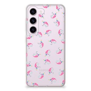 TPU bumper voor Samsung Galaxy S23 Unicorns