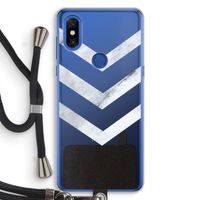 Marmeren pijlen: Xiaomi Mi Mix 3 Transparant Hoesje met koord