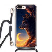 Night Guardian: iPhone 7 PLUS Transparant Hoesje met koord