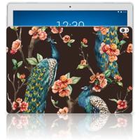 Lenovo Tab P10 Back Case Pauw met Bloemen