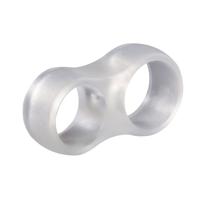 Deurklink buffer 16mmx18mm transp. - Deltafix