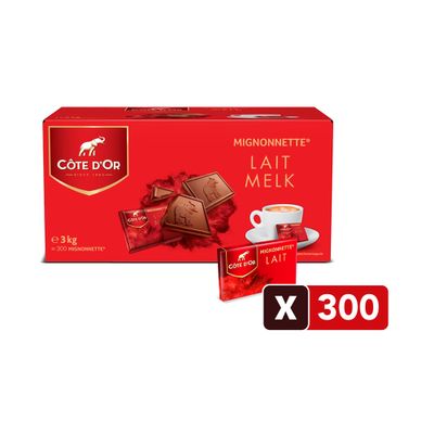 Côte d'Or Mignonnette Melk chocolade - 300 stuks - 3kg