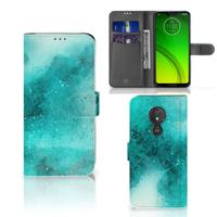 Hoesje Motorola Moto G7 Power Painting Blue