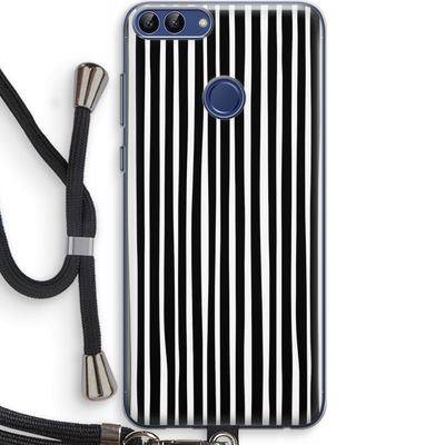 Stripes: Huawei P Smart (2018) Transparant Hoesje met koord
