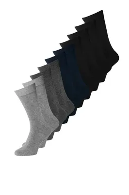 10-paar heren sokken katoen - Multipack heren sokken - Voordeelverpakking