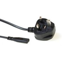 ACT Netsnoer UK connector - C7 zwart 1,8 m