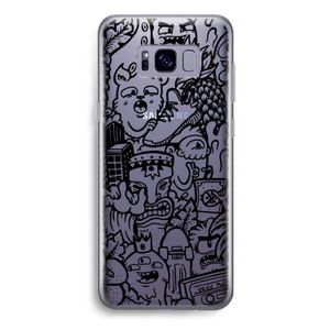 Vexx Black Mixtape: Samsung Galaxy S8 Plus Transparant Hoesje