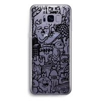 Vexx Black Mixtape: Samsung Galaxy S8 Plus Transparant Hoesje