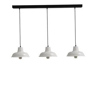 Masterlight Retro eettafellampDi panna Industria 3x26 3-lichts wit met zwart - 2045-06-06-S-100-3