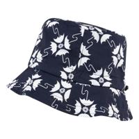 Foldable hat navy white