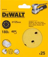 DeWALT DT3116 P180 Schuurschijf 125mm VE=25