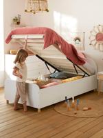 Bed met opbergkist MARIN wit