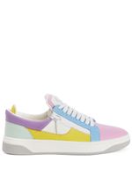 Giuseppe Zanotti baskets GZ94 à design colour block - Blanc