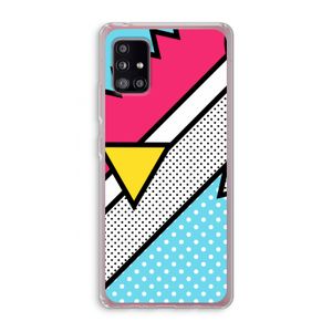 Pop Art #3: Samsung Galaxy A51 5G Transparant Hoesje