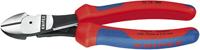 Knipex kracht-zijsnijtang zwart geatramenteerd met meer-componentengrepen 180 mm - 7412180
