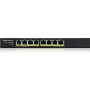 Zyxel GS1915-8EP Managed L2 Gigabit Ethernet (10/100/1000) Power over Ethernet (PoE) Zwart