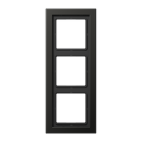 Jung LS Design Afdekraam Antraciet 3-voudig