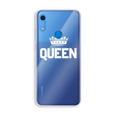 Queen zwart: Huawei Y6s Transparant Hoesje
