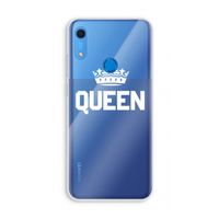 Queen zwart: Huawei Y6s Transparant Hoesje