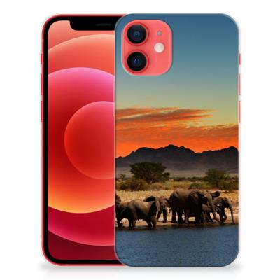 iPhone 12 Mini | TPU Hoesje | Olifanten