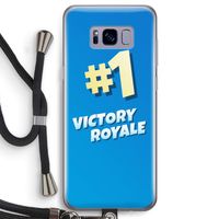Victory Royale: Samsung Galaxy S8 Transparant Hoesje met koord