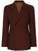 Dolce & Gabbana blazer en laine vierge - Rouge