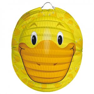 Dieren thema lampion eend 22 cm