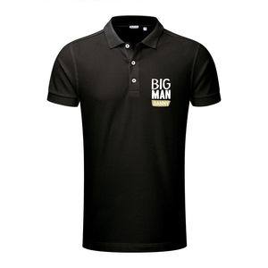Polo voor heren bedrukken - Zwart - S