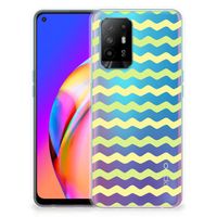 OPPO A94 5G | Reno5 Z TPU bumper Waves Yellow