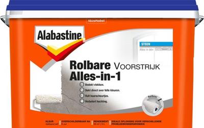 Voorstrijk Rolbaar 4In1 5L - Alabastine