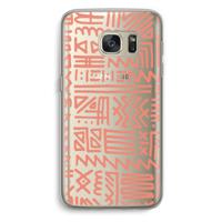 Marrakech Pink: Samsung Galaxy S7 Transparant Hoesje