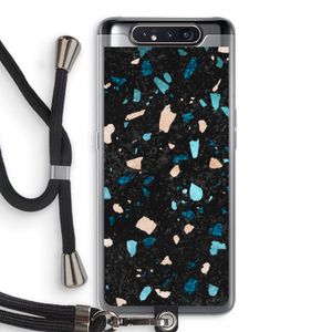 Terrazzo N°11: Samsung Galaxy A80 Transparant Hoesje met koord