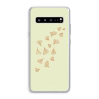 Falling Leaves: Samsung Galaxy S10 5G Transparant Hoesje