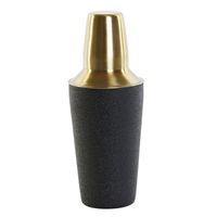 Cocktailshaker Glam – RVS – Zwart/Goud – Ø 9,5 x H 22 cm - thumbnail