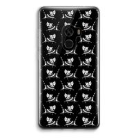Zwarte poes: Xiaomi Mi Mix 2 Transparant Hoesje