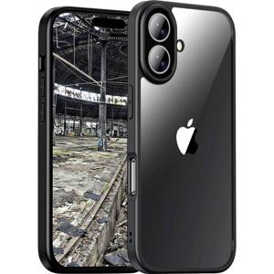 JT Berlin BackCase Pankow Hybrid Backcover Apple iPhone 16 Zwart, Transparant Inductieve lading