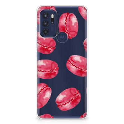 Motorola Moto G60s | Siliconen Case | Pink Macarons