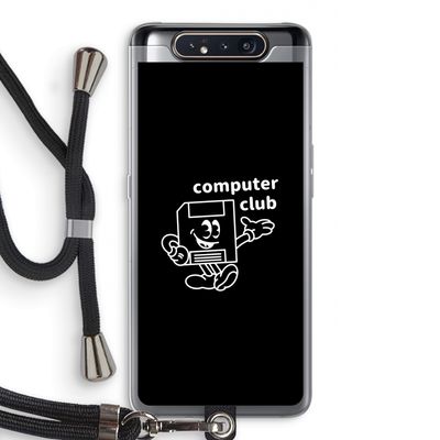 Floppyhead: Samsung Galaxy A80 Transparant Hoesje met koord