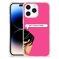 Apple iPhone 14 Pro Max Anti Shock Case Woman Don't Touch My Phone