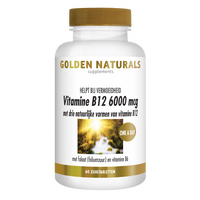 Golden Naturals Vitamine B12 6000mcg Zuigtabletten - thumbnail