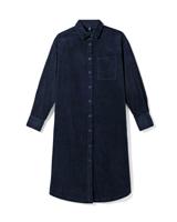 HEMA Damesjurk Lena Corduroy Blauw (blauw)