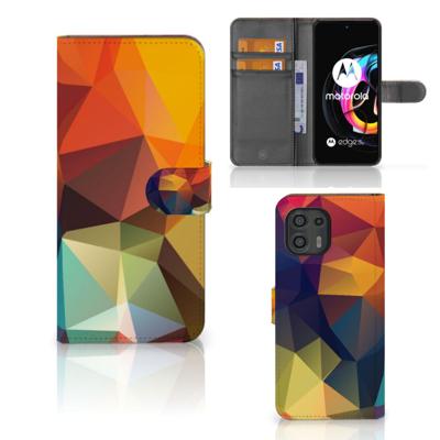 Motorola Edge 20 Lite | Book Case | Polygon Color