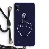 F**k U: Samsung Galaxy A10 Transparant Hoesje met koord