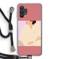Cosy: Samsung Galaxy A32 5G Transparant Hoesje met koord