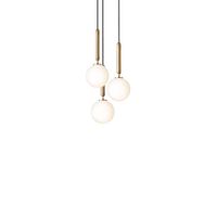 Nuura Miira 3 Hanglamp - Messing - Wit