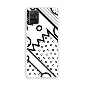 Pop Art #4: Galaxy A71 Transparant Hoesje
