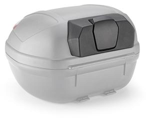 GIVI E196 rugsteun voor E340 Vision, topkoffer op de moto, Zwart