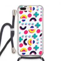 8-bit N°2: iPhone 8 Plus Transparant Hoesje met koord