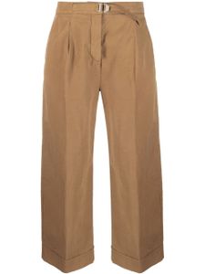 A.P.C. pantalon ample Euphemia à taille ceinturée - Marron